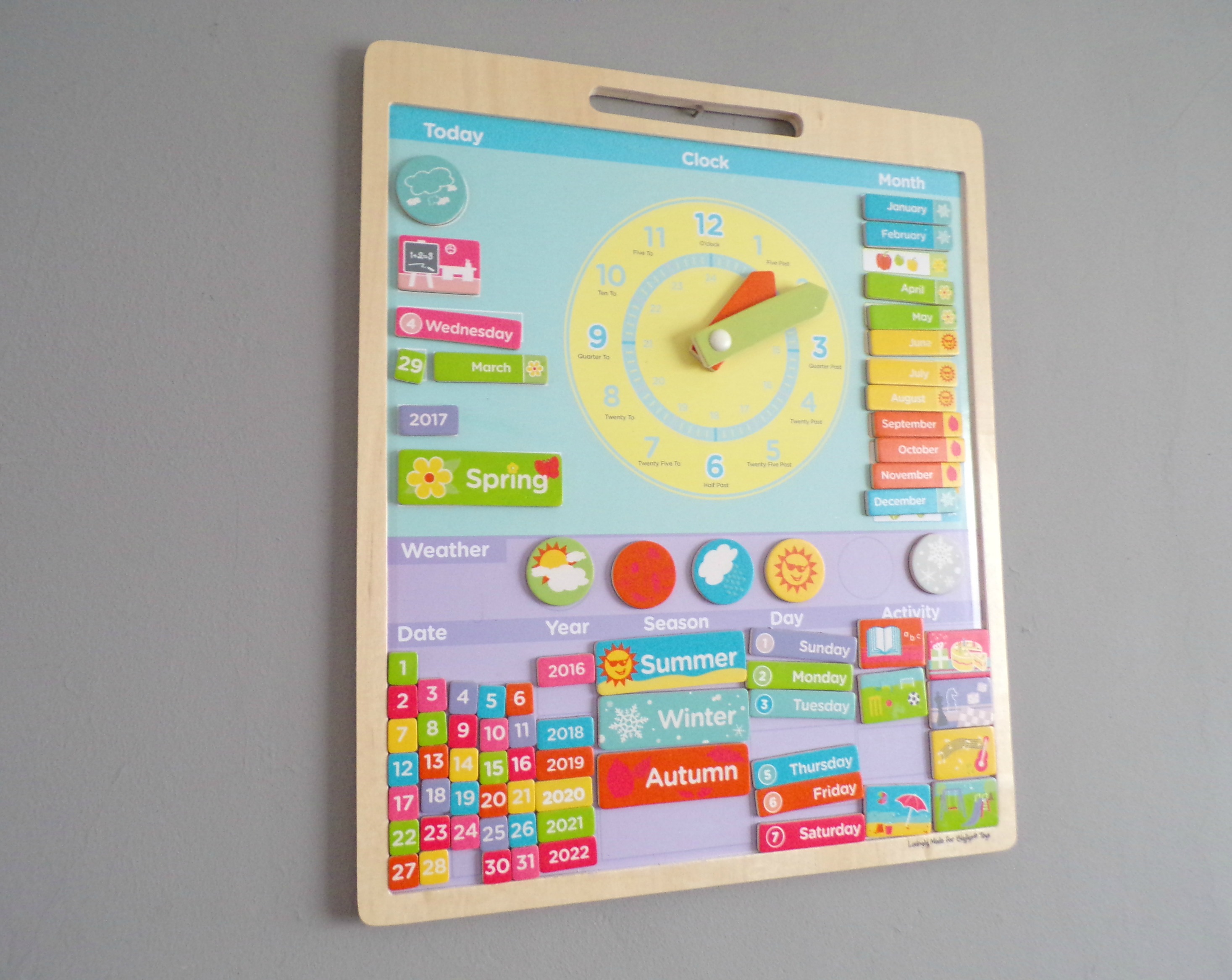 Big Jigs Play Patrol Magnetic Weather Board Review