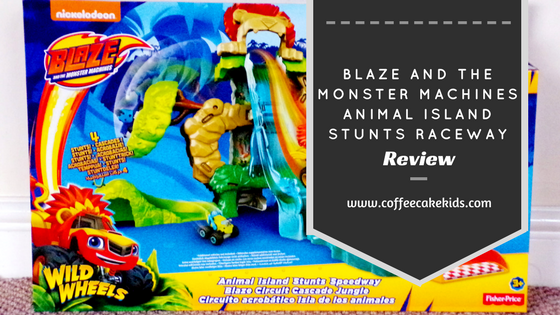 Blaze & the Monster Machines Animal Island Stunt Raceway | Review -
