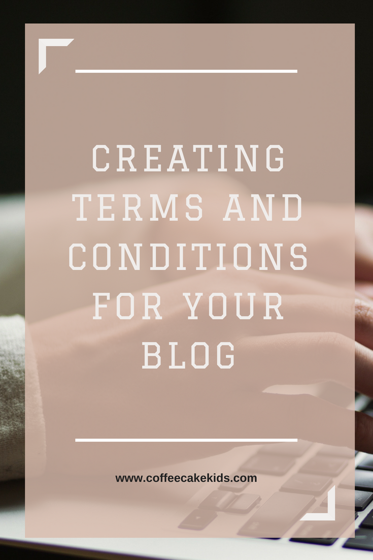 Creating Terms and Conditions For Your Blog