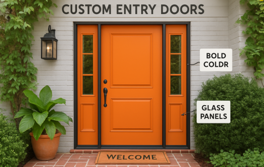 Custom Entry Doors: Reflecting Your Home's Unique Personality