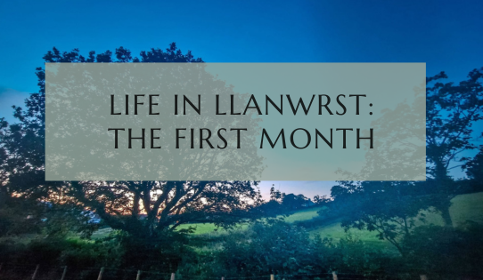 Life In Llanwrst: The First Month